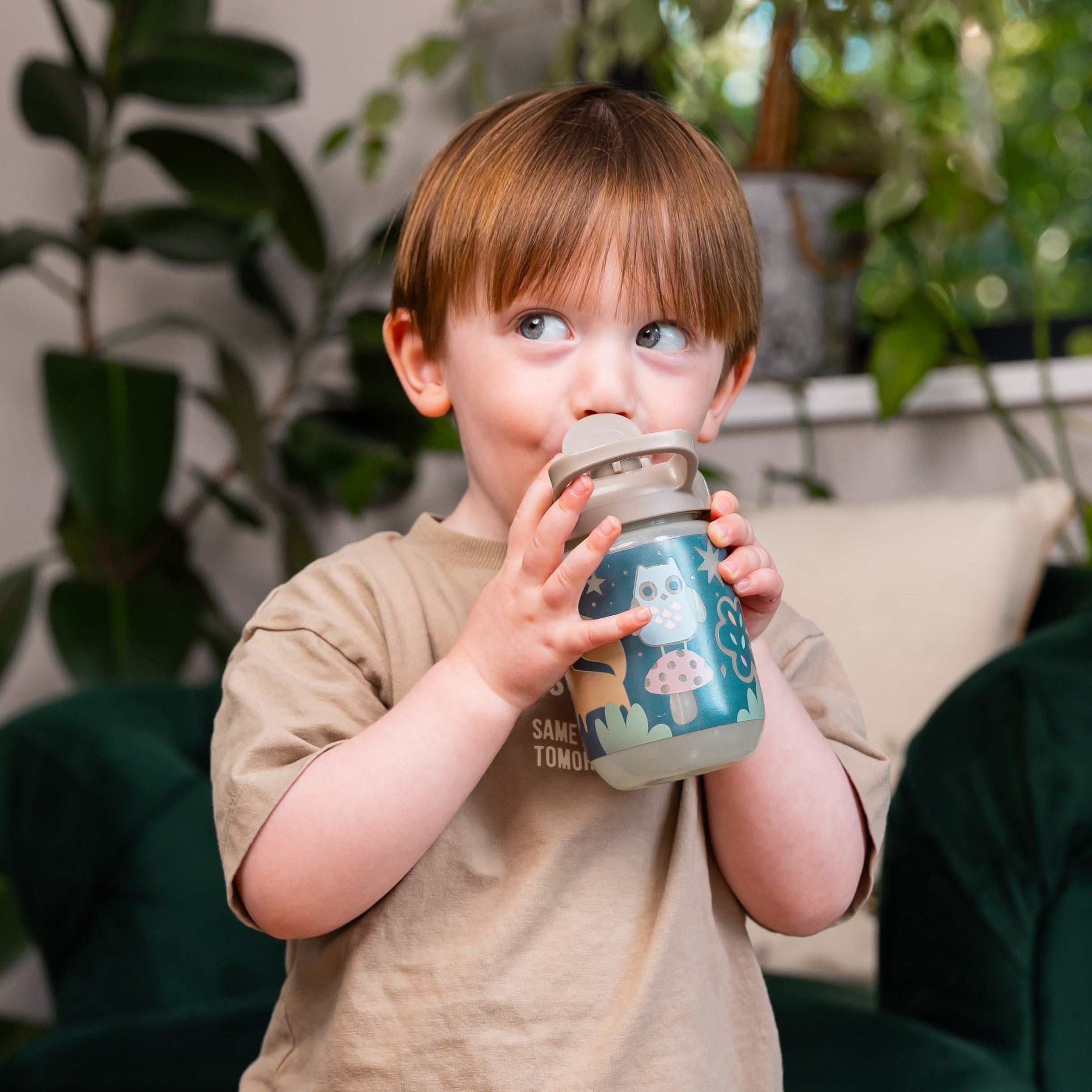 glow in the dark sippy straw 350ml