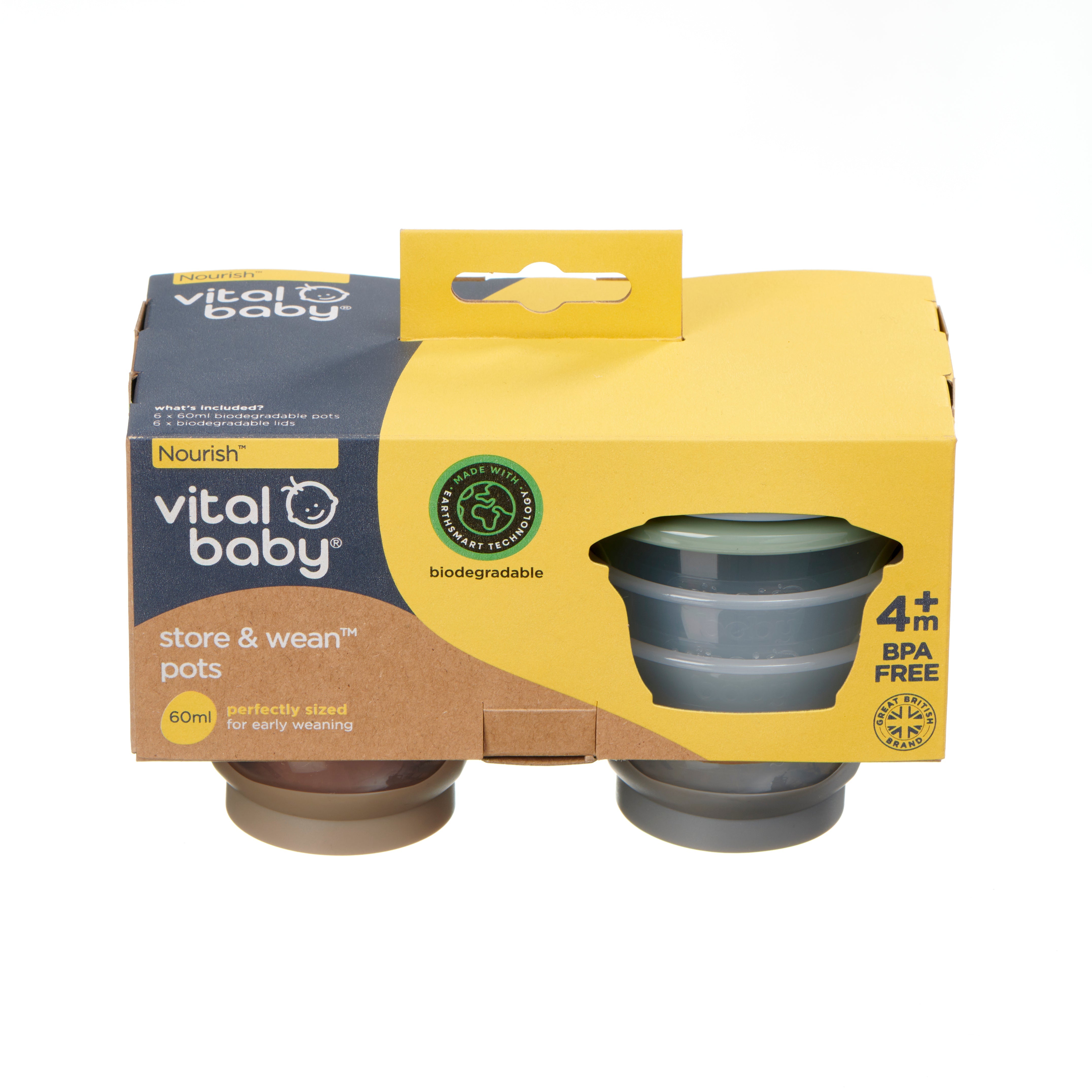 store & wean™ pots 60ml